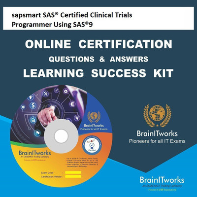 SAPSMART SAS® Certified Clinical Trials Programmer Using SAS®9Certification Online Learning Made Easy(DVD)
SAPSMART SAS® Certified Clinical Trials Programmer Using SAS®9Certification Online Learning Made Easy(DVD)
