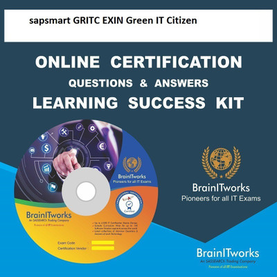 SAPSMART GRITC EXIN Green IT Citizen Online Certification Video Learning Success Kit(DVD)
SAPSMART GRITC EXIN Green IT Citizen Online Certification Video Learning Success Kit(DVD)
