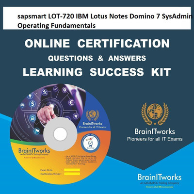 SAPSMART LOT-720 IBM Lotus Notes Domino 7 SysAdmin Operating Fundamentals Online Certification Video Learning Success Kit(DVD)
SAPSMART LOT-720 IBM Lotus Notes Domino 7 SysAdmin Operating Fundamentals Online Certification Video Learning Success Kit(DVD)