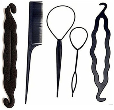Osking Hair Accessories set Hair Tools Kit, Hair Juda Bun Maker accessories, Hair Accessories For Girls Stylish Combo Set Of 5 Tools Hair Accessory Set(Black)
Osking Hair Accessories set Hair Tools Kit, Hair Juda Bun Maker accessories, Hair Accessories For Girls Stylish Combo Set Of 5 Tools Hair Accessory Set(Black)