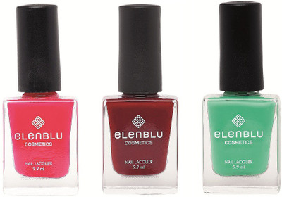Elenblu Mauve Taupe, Inflamed Rose & Allure - (9.9ml Each) Matte Nail Polish(Pack of 3)
Elenblu Mauve Taupe, Inflamed Rose & Allure - (9.9ml Each) Matte Nail Polish(Pack of 3)
