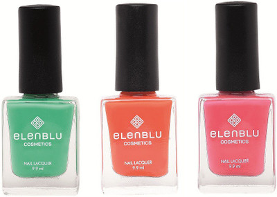 Elenblu Allure, Roseate Blush & Chestnut - (9.9ml Each) Matte Nail Polish(Pack of 3)
Elenblu Allure, Roseate Blush & Chestnut - (9.9ml Each) Matte Nail Polish(Pack of 3)