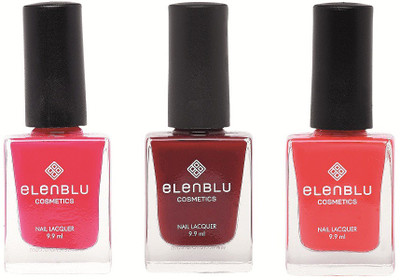 Elenblu Mauve Taupe, Inflamed Rose & California Coral - (9.9ml Each) pink(Pack of 3)
Elenblu Mauve Taupe, Inflamed Rose & California Coral - (9.9ml Each) pink(Pack of 3)