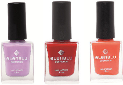 Elenblu Princess Rule, Rose Garden & Roseate Blush - (9.9ml Each) Matte Nail Polish(Pack of 3)
Elenblu Princess Rule, Rose Garden & Roseate Blush - (9.9ml Each) Matte Nail Polish(Pack of 3)