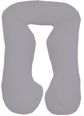 Blue Horse Plain Pregnancy Pillow Pack of 1(Grey)