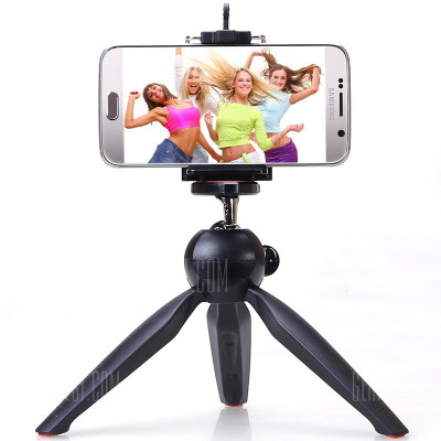Roboster 228 Mini Tripod Stand + Mobile Holder Clip Desktop Self-Tripod + Adapter for Camera & Smart Phone Mobile Phone Tripod(Black, Supports Up to 1200 g)
Roboster 228 Mini Tripod Stand + Mobile Holder Clip Desktop Self-Tripod + Adapter for Camera & Smart Phone Mobile Phone Tripod(Black, Supports Up to 1200 g)