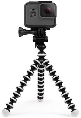 Roboster Fully Flexible Portable & Foldable With Mobile Clip Holder Bracket Fully Flexible Mount Cum Tripod Stand with Three-Dimensional Head & Quick Release Plate Tripod(Multicolor, Supports Up to 800 g) 
Roboster Fully Flexible Portable & Foldable With Mobile Clip Holder Bracket Fully Flexible Mount Cum Tripod Stand with Three-Dimensional Head & Quick Release Plate Tripod(Multicolor, Supports Up to 800 g)