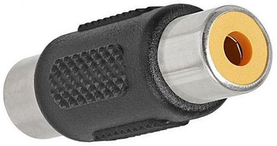 Fangtooth TV-out Cable SINGLE 1 RCA FEMALE TO FEMALE COUPLER JACK CONNECTOR/ ADAPTER / EXTENDER/ JOINTER(Black, For TV)
Fangtooth TV-out Cable SINGLE 1 RCA FEMALE TO FEMALE COUPLER JACK CONNECTOR/ ADAPTER / EXTENDER/ JOINTER(Black, For TV)