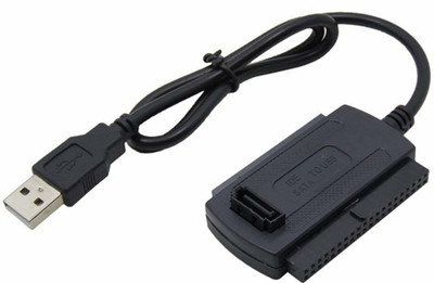 Ever Forever Usb 2.0 To Ide Sata Converter Adapter Cable Connector For Hard Drive Disk Hdd USB Adapter(Black)
Ever Forever Usb 2.0 To Ide Sata Converter Adapter Cable Connector For Hard Drive Disk Hdd USB Adapter(Black)