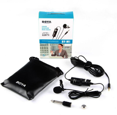 Boya Condenser Microphone with Audio Cable- for DSLRs Camcorders Video Cameras and Smart phones Microphone Camera Microphone
Boya Condenser Microphone with Audio Cable- for DSLRs Camcorders Video Cameras and Smart phones Microphone Camera Microphone