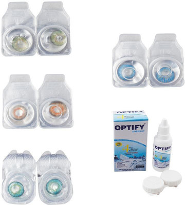 Optify Combo Pack Monthly Color Contact Lens With Solution Monthly Contact Lens(0, Green-Honey-Green Turquoise-Blue Topaz, Pack of 4)
Optify Combo Pack Monthly Color Contact Lens With Solution Monthly Contact Lens(0, Green-Honey-Green Turquoise-Blue Topaz, Pack of 4)
