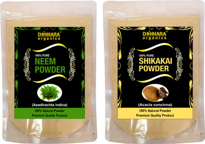 Donnara Organics 100% Natural Neem Powder and Shikakai powder Combo pack of 2 of 150 gms(300 gms)(300 g)
Donnara Organics 100% Natural Neem Powder and Shikakai powder Combo pack of 2 of 150 gms(300 gms)(300 g)