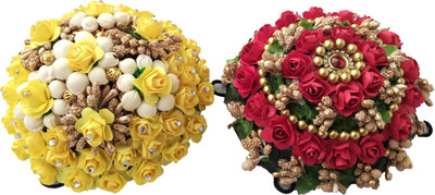 Three Elements foam flower juda hair bun for haldi baby shower mehndi for women and girls Bun(Multicolor)
Three Elements foam flower juda hair bun for haldi baby shower mehndi for women and girls Bun(Multicolor)