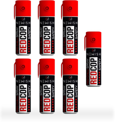 Newish : Powerful Red Chilli Pepper Spray Self Defence for Women Pack Of 7 Each (55 ml |35 gm|50 shots) Upto -15 Feet Pepper Stream Spray
Newish : Powerful Red Chilli Pepper Spray Self Defence for Women Pack Of 7 Each (55 ml |35 gm|50 shots) Upto -15 Feet Pepper Stream Spray