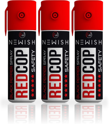 Newish : Powerful Black Pepper Spray Self Defence for Women Pack Of 3 Each (55 ml |35 gm|50 shots) Upto -15 Feet Pepper Stream Spray
Newish : Powerful Black Pepper Spray Self Defence for Women Pack Of 3 Each (55 ml |35 gm|50 shots) Upto -15 Feet Pepper Stream Spray