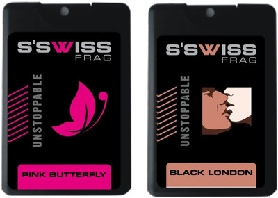 S'SWISS PINK BUTTERFLY AND BLACK LONDON UNSTOPPABLE Perfume - 40 ml(For Men & Women)
S'SWISS PINK BUTTERFLY AND BLACK LONDON UNSTOPPABLE Perfume - 40 ml(For Men & Women)