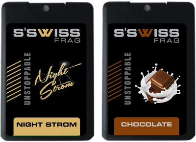 S'SWISS NIGHT STROM AND CHOCOLATE UNSTOPPABLE Perfume - 40 ml(For Men & Women)
S'SWISS NIGHT STROM AND CHOCOLATE UNSTOPPABLE Perfume - 40 ml(For Men & Women)