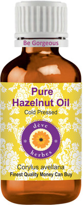 Deve Herbes Pure Hazelnut Oil (Corylus avellana) 100% Natural Therapeutic Grade Cold Pressed(30 ml)
Deve Herbes Pure Hazelnut Oil (Corylus avellana) 100% Natural Therapeutic Grade Cold Pressed(30 ml)