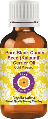 Deve Herbes Pure Black Cumin Seed (Kalaunji) Carrier Oil (Nigella sativa) 100% Natural Therapeutic Grade Cold Pressed(50 ml)
Deve Herbes Pure Black Cumin Seed (Kalaunji) Carrier Oil (Nigella sativa) 100% Natural Therapeutic Grade Cold Pressed(50 ml)