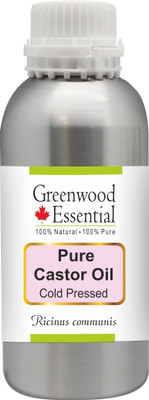 Greenwood Essential Pure Castor Oil (Ricinus communis) 100% Natural Therapeutic Grade Cold Pressed(300 ml)
