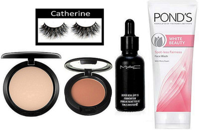 catherine Eyelashes, Hyper Real Foundation, Blusher, Compact, White Beauty Spot-Less Fairness Face Wash(Set of 5)
catherine Eyelashes, Hyper Real Foundation, Blusher, Compact, White Beauty Spot-Less Fairness Face Wash(Set of 5)
