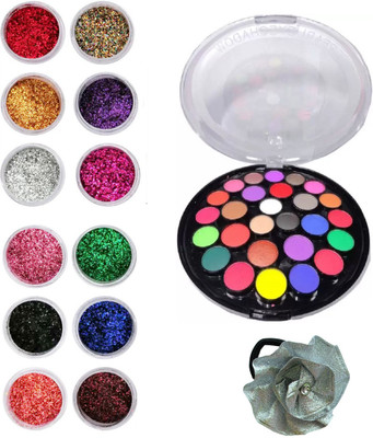 Vozwa Beautiful Sparkles Nail Art Glitter Powder 12 Pcs, Matte Eyeshadow palette and Band(Set of 14)
Vozwa Beautiful Sparkles Nail Art Glitter Powder 12 Pcs, Matte Eyeshadow palette and Band(Set of 14)