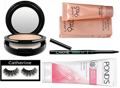 catherine Eyelashes, Studio Fix Compact, Eyeconic Kajal, White Beauty Spot-Less Fairness Face Wash, Mousse(Set of 5)
catherine Eyelashes, Studio Fix Compact, Eyeconic Kajal, White Beauty Spot-Less Fairness Face Wash, Mousse(Set of 5)