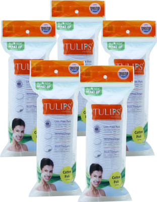 Tulips Cotton Pad in a Ziplock Bag(5 Units)