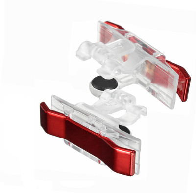 BUY SURETY Red metal pubg trigger 1Pair L1 R1 Gaming Trigger Smart Phone Games Shooter Controller Fire Button Handle For PUBG For Rules of Survival For Knives Out Gaming Accessory Kit(Red, Transparent, For Android, iOS)
BUY SURETY Red metal pubg trigger 1Pair L1 R1 Gaming Trigger Smart Phone Games Shooter Controller Fire Button Handle For PUBG For Rules of Survival For Knives Out Gaming Accessory Kit(Red, Transparent, For Android, iOS)
