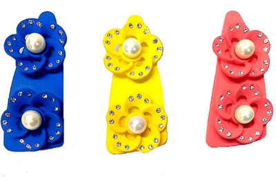 Proplady Party Combo (Set of 3) Stylish Rhinestones & Pearls Stud Wide Hair Pins for Girls & Women|Wedding Hair Accessories|Latest Hair Hair Pin, Hair Clip, Tic Tac Clip, Hair Accessory Set(Multicolor)
Proplady Party Combo (Set of 3) Stylish Rhinestones & Pearls Stud Wide Hair Pins for Girls & Women|Wedding Hair Accessories|Latest Hair Hair Pin, Hair Clip, Tic Tac Clip, Hair Accessory Set(Multicolor)