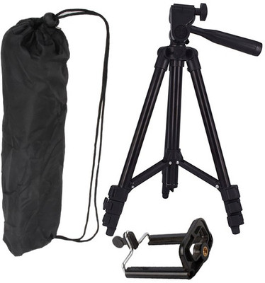 Blue Birds Good Quality Camera Tripod Stand With 3-Way Head Tripod for Digital Camera DV Camcorder, 360 Degree 3120 Tripod Lightweight Aluminum Portable tripod with mobile Phone holder mount for all Smartphone Tripod(Black, Supports Up to 1500 g)
Blue Birds Good Quality Camera Tripod Stand With 3-Way Head Tripod for Digital Camera DV Camcorder, 360 Degree 3120 Tripod Lightweight Aluminum Portable tripod with mobile Phone holder mount for all Smartphone Tripod(Black, Supports Up to 1500 g)