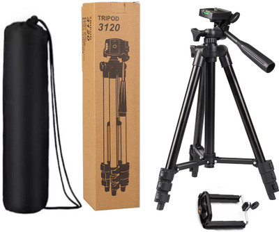 Blue Birds High Quality Camera Tripod Stand With 3-Way Head Tripod for Digital Camera DV Camcorder, 360 Degree 3120 Tripod Lightweight Aluminum Portable tripod with mobile Phone holder mount for all Smartphone Tripod(Black, Supports Up to 1500 g)
Blue Birds High Quality Camera Tripod Stand With 3-Way Head Tripod for Digital Camera DV Camcorder, 360 Degree 3120 Tripod Lightweight Aluminum Portable tripod with mobile Phone holder mount for all Smartphone Tripod(Black, Supports Up to 1500 g)