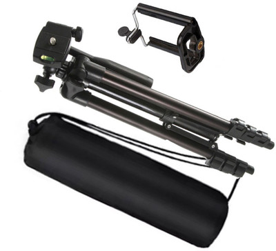 CASADOMANI New Arrival Tripod-3120 Portable Adjustable Aluminum Lightweight Camera Stand With Three-Dimensional Head & Quick Release Plate 360 Degree Tripod and mobile holder For Video Cameras and mobile Tripod(Black, Supports Up to 1500 g)
CASADOMANI New Arrival Tripod-3120 Portable Adjustable Aluminum Lightweight Camera Stand With Three-Dimensional Head & Quick Release Plate 360 Degree Tripod and mobile holder For Video Cameras and mobile Tripod(Black, Supports Up to 1500 g)