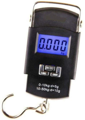 Urweigh Pocket Hanging Luggage Weighing Scale Digital Capacity 50 Kg Hanging Steel Hook Weighing Scale(Black)
Urweigh Pocket Hanging Luggage Weighing Scale Digital Capacity 50 Kg Hanging Steel Hook Weighing Scale(Black)