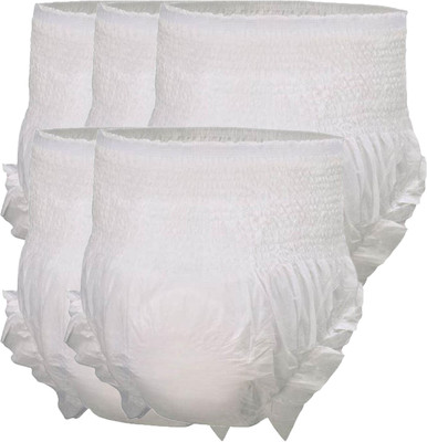 CARETEK Pant Style Pullup Pack of 5 Adult Diapers - L - XL(5 Pieces)
