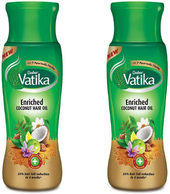 Dabur ENRICHED VATIKA Hair Oil(300 ml)