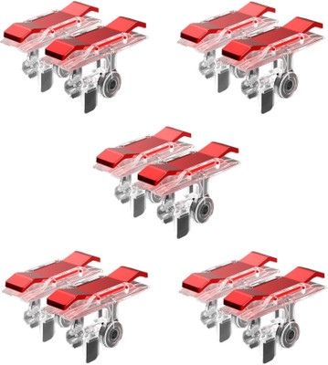 ReTrack SET OF 5PC E9 Game Controller - Quick button handle Sensitive Shoot and Aim Fire Buttons L1R1 Trigger Buttons for PUBG Gaming Accessory Kit(Red, For Android, iOS)
ReTrack SET OF 5PC E9 Game Controller - Quick button handle Sensitive Shoot and Aim Fire Buttons L1R1 Trigger Buttons for PUBG Gaming Accessory Kit(Red, For Android, iOS)