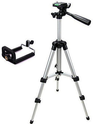 Alafi Buy Tripod-3110 Portable Aluminum Lightweight Camera A8 With Quick Release Plate For Video Cameras and mobile Tripod Tripod, Tripod Kit(Silver, Supports Up to 1500 g)
Alafi Buy Tripod-3110 Portable Aluminum Lightweight Camera A8 With Quick Release Plate For Video Cameras and mobile Tripod Tripod, Tripod Kit(Silver, Supports Up to 1500 g)