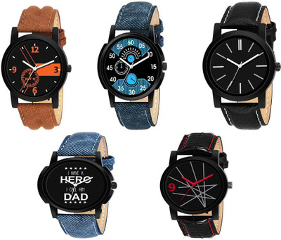 ReniSales New Arrival Set Of Five Combo Watch For Boys & Girls Watch - For Men & Women
ReniSales New Arrival Set Of Five Combo Watch For Boys & Girls Watch - For Men & Women