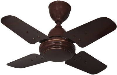 QUALX A24BAL4I 4 Blade Ceiling Fan(brown, Pack of 1)