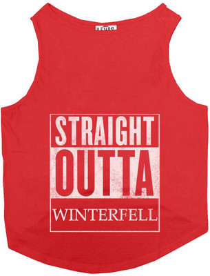 Ruse Tank for Dog(Poppy Red