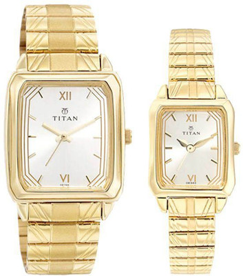 Titan NH15812488YM02 Bandhan Watch - For Couple