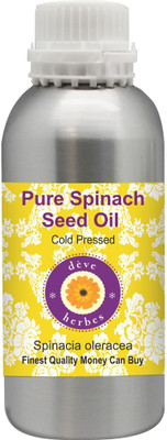 Deve Herbes Pure Spinach Seed Oil (Spinacia oleracea) 100% Natural Therapeutic Grade Cold Pressed(1250 ml)
Deve Herbes Pure Spinach Seed Oil (Spinacia oleracea) 100% Natural Therapeutic Grade Cold Pressed(1250 ml)
