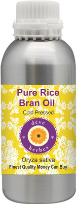 Deve Herbes Pure Rice Bran Oil (Oryza sativa) 100% Natural Therapeutic Grade Cold Pressed(300 ml)
Deve Herbes Pure Rice Bran Oil (Oryza sativa) 100% Natural Therapeutic Grade Cold Pressed(300 ml)