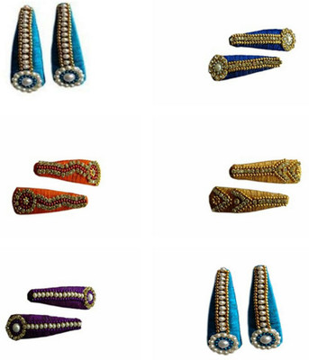 The Craft House Silk Thread Multicolour Hair Clips Pair of 6 For Kids and Girls Tic Tac Clip(Multicolor)
The Craft House Silk Thread Multicolour Hair Clips Pair of 6 For Kids and Girls Tic Tac Clip(Multicolor)