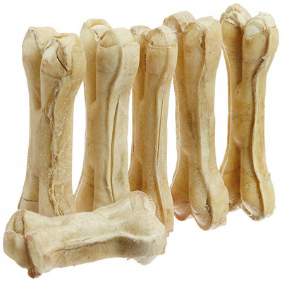 dogsbuzz calcium bones pack of 4*2 (4 inch) Dog Treat(0.2 kg, Pack of 4)