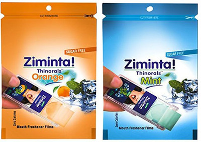 Ziminta Orange and Mint Flavoured Mouth Freshener Easily Soluble Digestive Dispensable Strip (Pack of 2) - Each Pack Contain 30 Strip(20 g)
Ziminta Orange and Mint Flavoured Mouth Freshener Easily Soluble Digestive Dispensable Strip (Pack of 2) - Each Pack Contain 30 Strip(20 g)