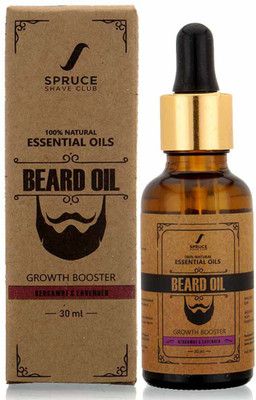 Spruce Shave Club Beard Growth Oil For Men - 100% Natural Hair Oil(30 ml)