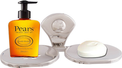 Mclion Stainless Steel Double Soap Case,Soap holder, Soap Dish, Soap Stand -Anti Rust-Corrosion Free(Glossy Finish, Grade 202 Stainless Steel)
Mclion Stainless Steel Double Soap Case,Soap holder, Soap Dish, Soap Stand -Anti Rust-Corrosion Free(Glossy Finish, Grade 202 Stainless Steel)