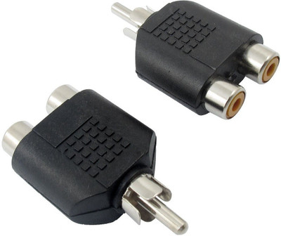 Fangtooth TV-out Cable 1 RCA Male Plug to 2X RCA Female Jack Splitter Adapter (Pack of 2Pcs)(Black, For TV)
Fangtooth TV-out Cable 1 RCA Male Plug to 2X RCA Female Jack Splitter Adapter (Pack of 2Pcs)(Black, For TV)